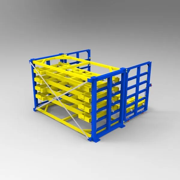 Roll Out Sheet Metal Rack